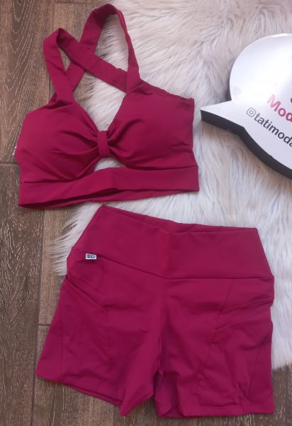 Short + top c/ bojo poli Flávia